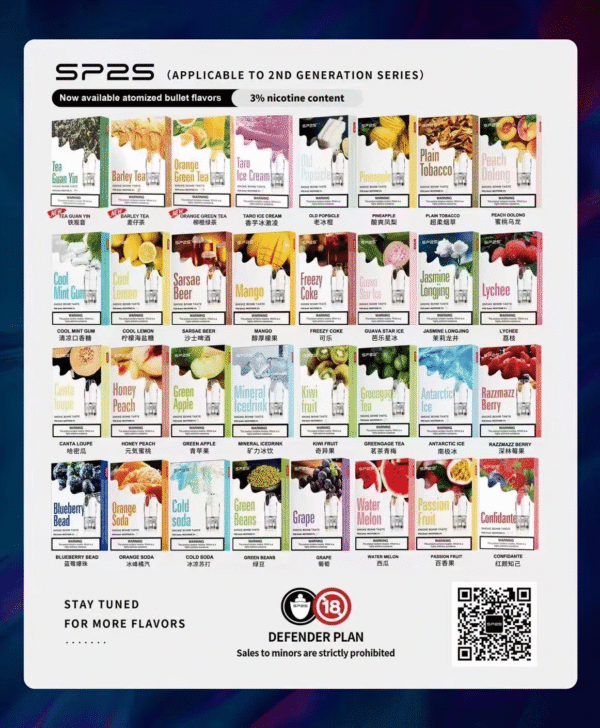 SP2S烟弹❤️‍🔥一盒三颗老饕最爱❤️‍🔥【🈵十盒随机赠送一盒】