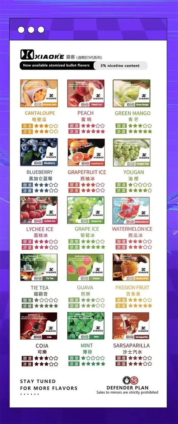 XIAOKE梟客5代煙彈[買五送主機]